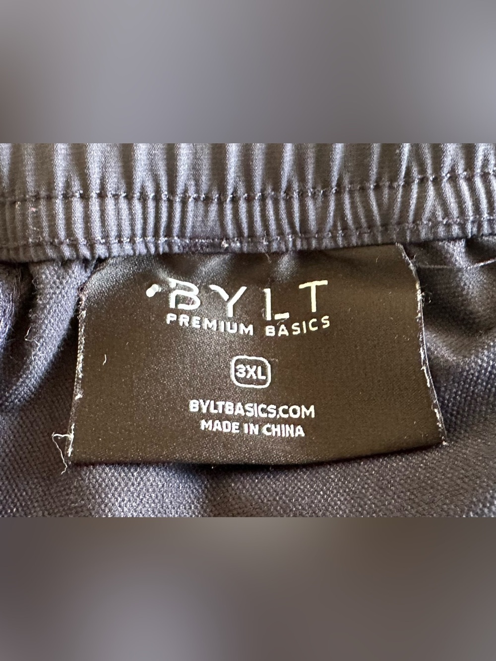 BYLT Premium Basics Mens 3XL Navy Athletic Performance Stretch Activewear Shorts - Picture 7 of 12